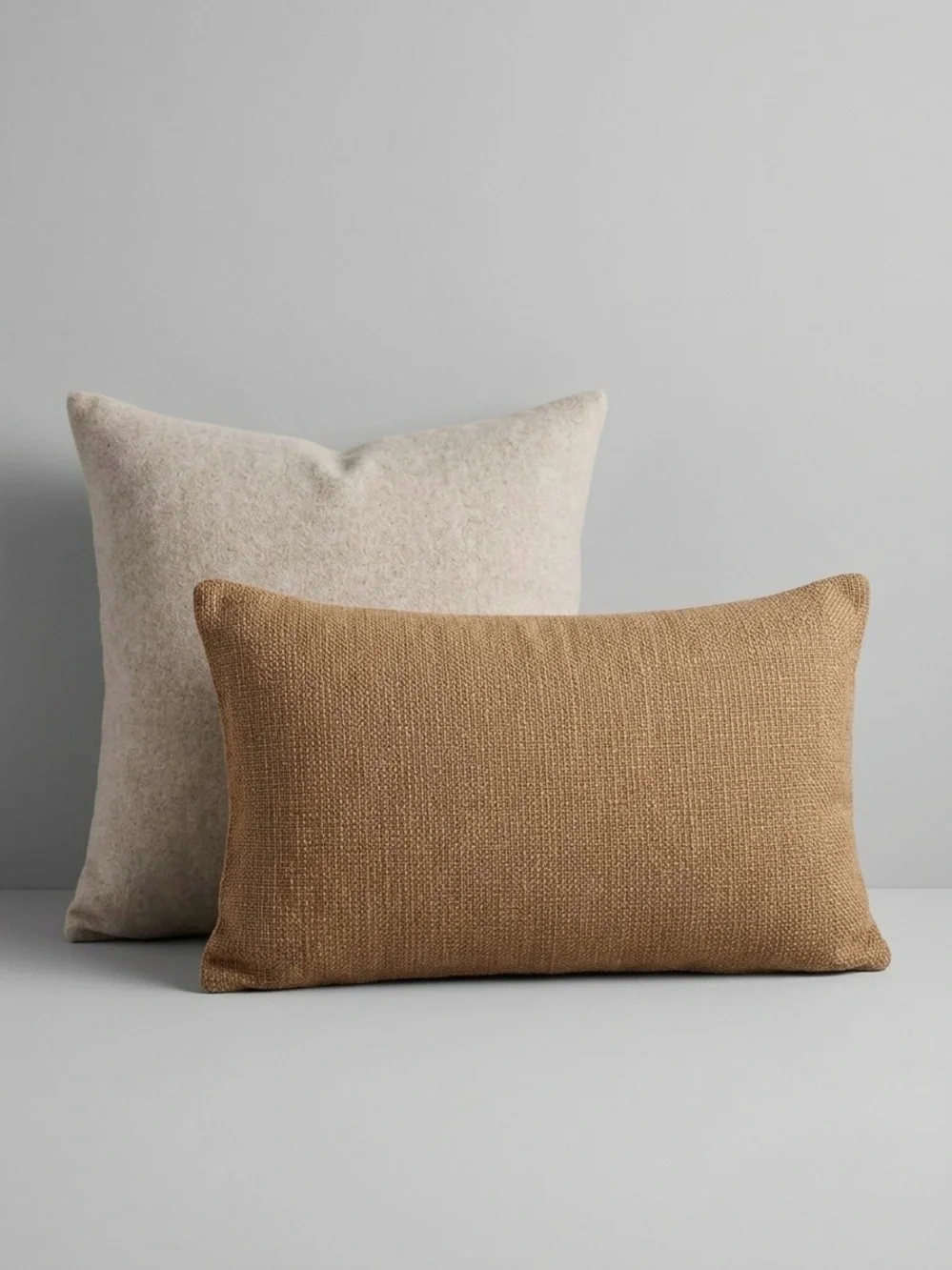 NWT Restoration Hardware Camel Stitched Stripe Lumbar Pillow Cover 14x24